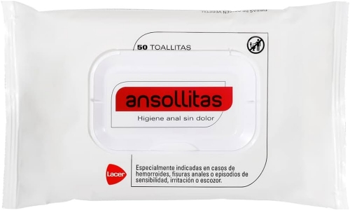 Ansollitas toallitas higiene anal  50 toallitas