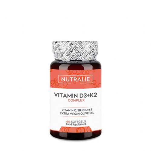 Nutralie vitamin d3 + k2 complex  60 capsulas