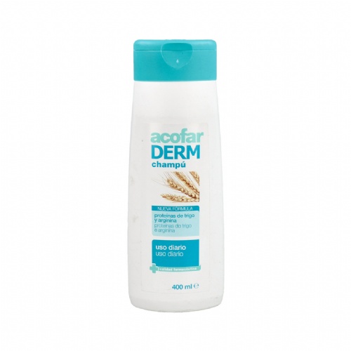 Acofarderm champu uso diario con aloe vera  1 envase 400 ml