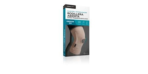 Rodillera abierta banda tendinitis rotuliana farmalastic compression tech 1 unidad talla mediana col