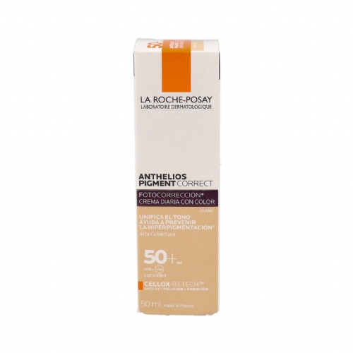 Anthelios pigment correct spf 50+ la roche posay 1 bote 50 ml tono claro - la roche posay