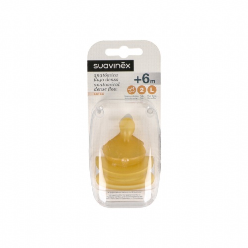 Tetina latex anatomica suavinex talla 2l 2 unidades - suavinex