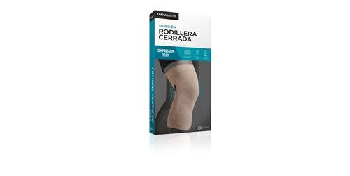 Rodillera cerrada farmalastic compression tech 1 unidad talla mediana color beige - farmalastic comp
