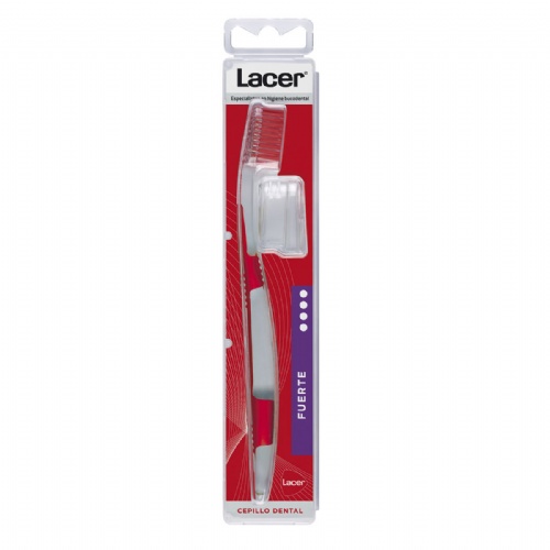 Cepillo dental adulto lacer fuerte 1 unidad - lacer