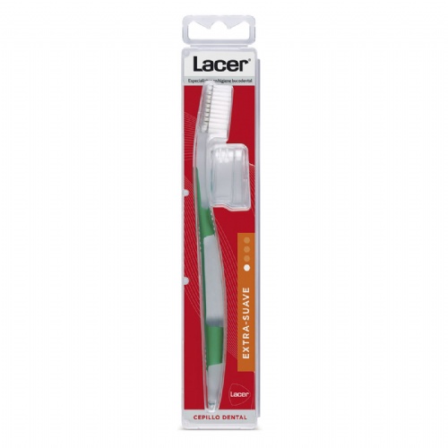 Cepillo dental adulto lacer extra-suave 1 unidad - lacer