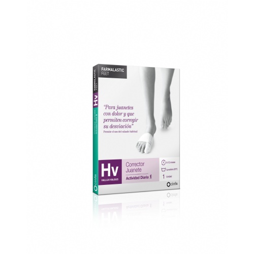 Corrector juanete actividad farmalastic feet talla pequeña 1 unidad - farmalastic feet