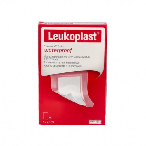 Aposito esteril adhesivo leukomed t plus 5 unidades 7,2 x 5 cm - aposito esteril adhesivo