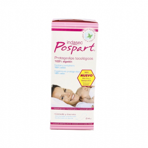 Indasec pospart protege slip  24 unidades