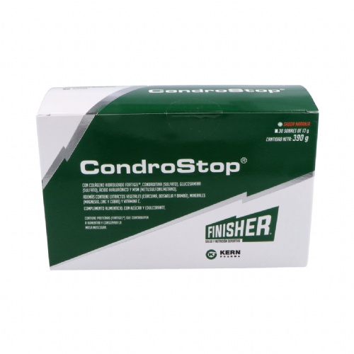 Finisher condrostop  30 sobres 13 g sabor naranja
