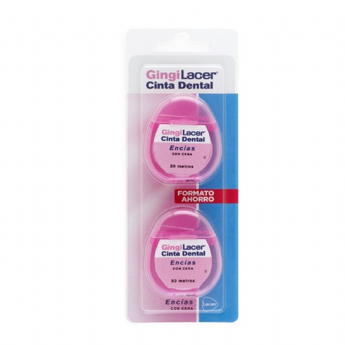 Gingilacer cinta dental  2 unidades 50 m pack duplo