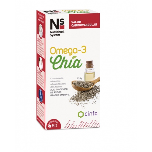 Ns cardioprotect omega-3  60 capsulas