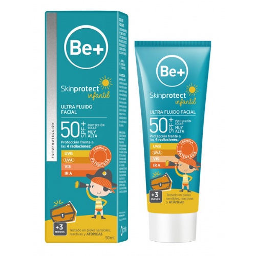 Be+ skin protect ultrafluido facial spf50+ infantil  1 tubo 50 ml