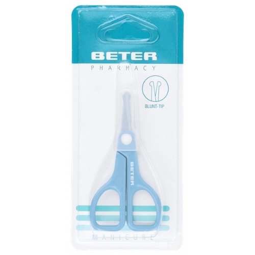 Tijera bebe beter mango plastico 9,2 cm 1 unidad - beter