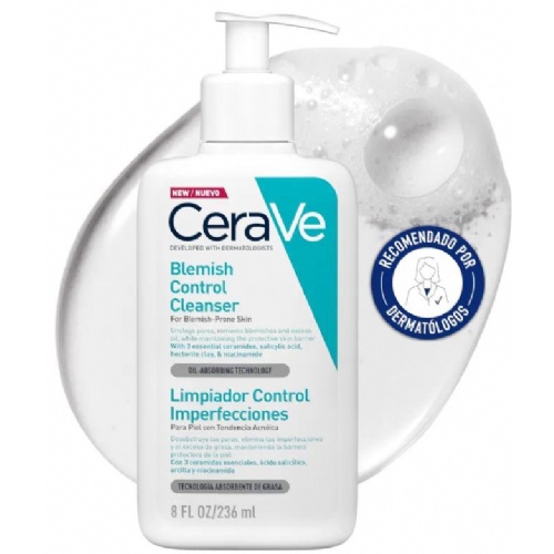 Cerave limpiador control imperfecciones  1 envase 236 ml