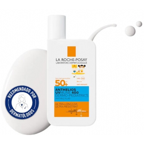 Anthelios uvmune400 dermo-pediat fluido invisible spf 50+  1 tubo 50 ml