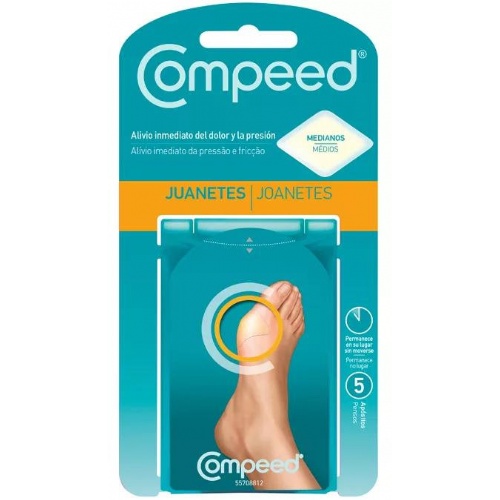 Compeed juanetes hidrocoloide 5 unidades - hidrocoloide
