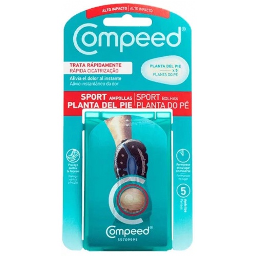 Compeed sport ampollas planta del pie  5 unidades