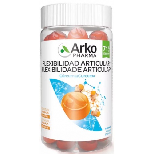 Arkopharma flexibilidad y movilidad articular  60 caramelos de goma sabor naranja