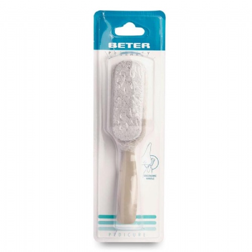 Piedra pomez natural beter con mango 1 unidad - beter