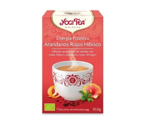 Yogi tea energia positiva arandanos rojos hibisc