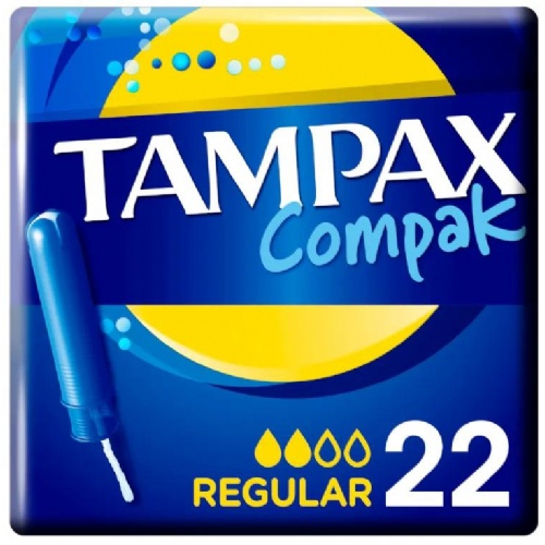 Tampax compak  regular 22 u