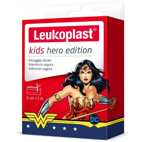 Leukoplast kids hero  1 tira recortable 6 cm x 1 m wonderwoman