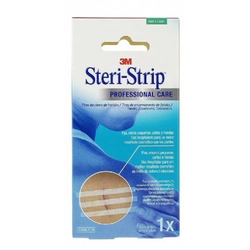 Steri strip 1542 sutura cutanea esteril 6 tiras 38 mm x 6 mm - sutura cutanea esteril