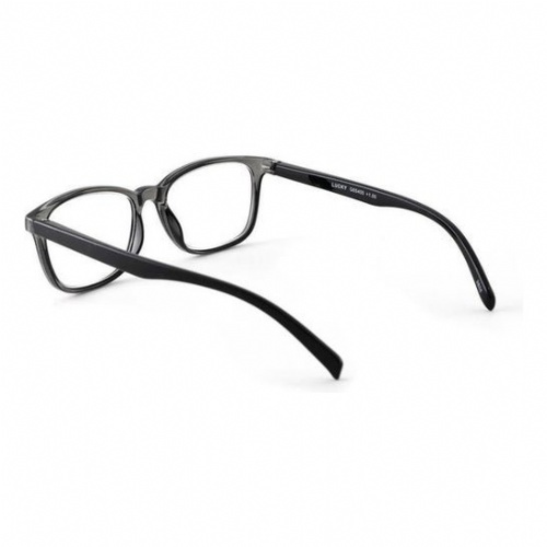 Gafa lucky gris negro +1,50