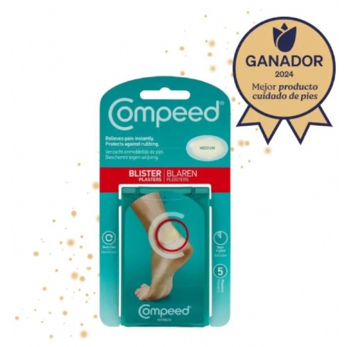 Compeed ampollas hidrocoloide talla mediana 5 unidades - hidrocoloide