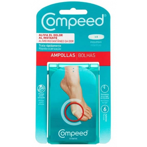 Compeed ampollas hidrocoloide talla pequeña 6 unidades - hidrocoloide