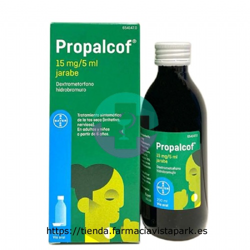 PROPALCOF 15 mg/5 ml JARABE , 1 frasco de 200 ml
