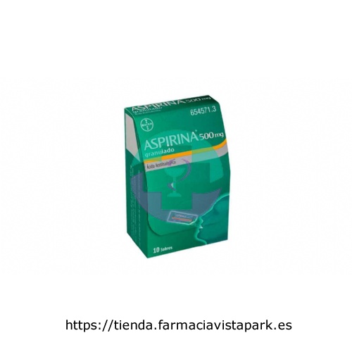 ASPIRINA 500 mg GRANULADO , 10 sobres