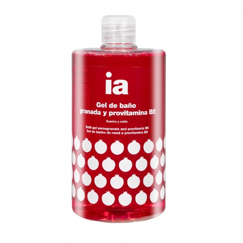 Interapothek gel de baño con extracto de granada y provitamina b5  1 envase 750 ml