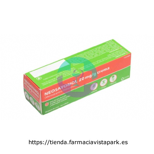 NEOSAYOMOL 20 mg/ g CREMA, 1 tubo de 30 g