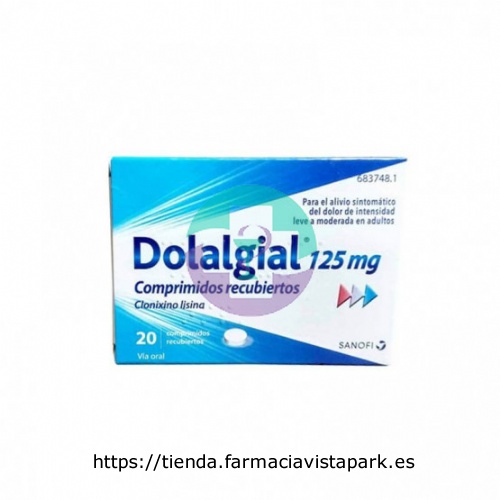 DOLALGIAL CLONIXINO LISINA 125 mg COMPRIMIDOS RECUBIERTOS , 20 comprimidos