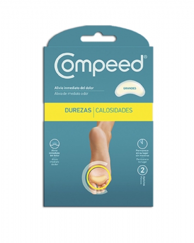Compeed durezas hidrocoloide talla grande 2 unidades - hidrocoloide