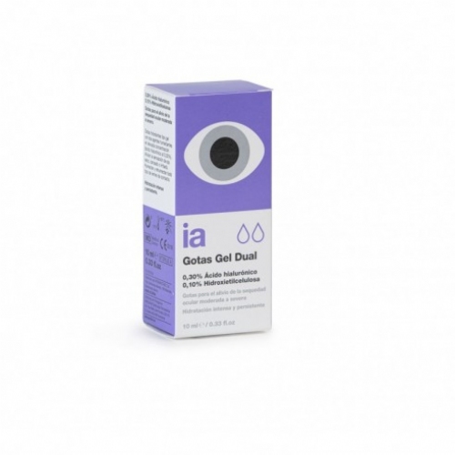 Interapothek gotas oftalmicas gel con doble humectacion  1 envase 10 ml