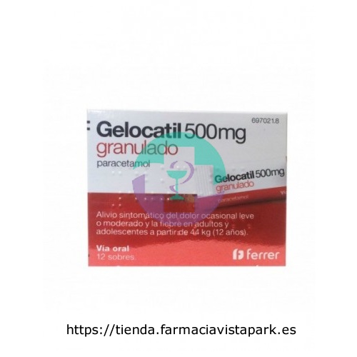 GELOCATIL 500 mg GRANULADO , 12 sobres