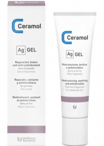 Ceramol ag gel reparador calmante antimicr. 30ml