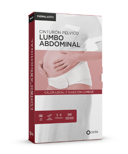 Cinturon pelvico lumboabdominal farmalastic 1 unidad talla mediana color blanco - farmalastic