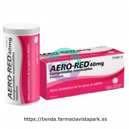 AERO RED 40 mg COMPRIMIDOS MASTICABLES , 100 comprimidos