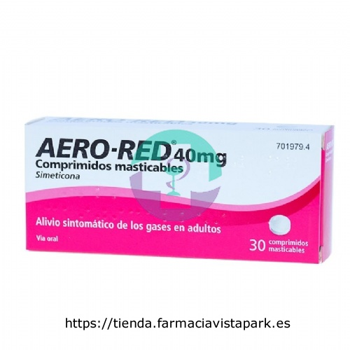 AERO RED 40 mg COMPRIMIDOS MASTICABLES , 30 comprimidos