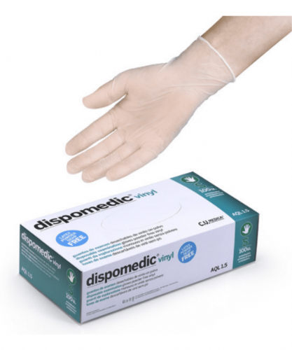 Guantes vinilo 100 u t- m