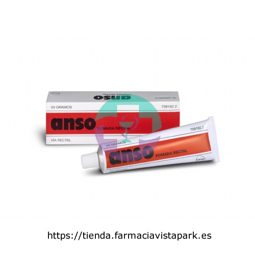 ANSO POMADA RECTAL, 1 tubo de 50 g