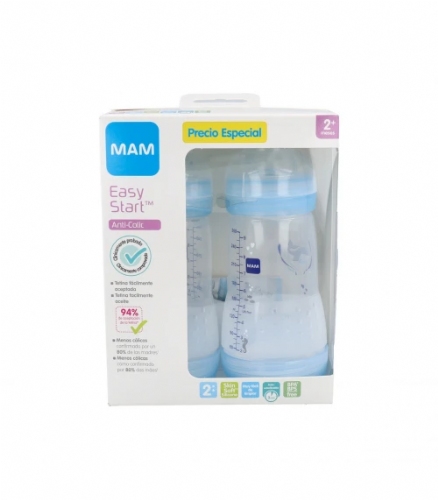 Biberon anticolico easy start anti-colic 2 unidades 260 ml pack doble r - easy start anti-colic