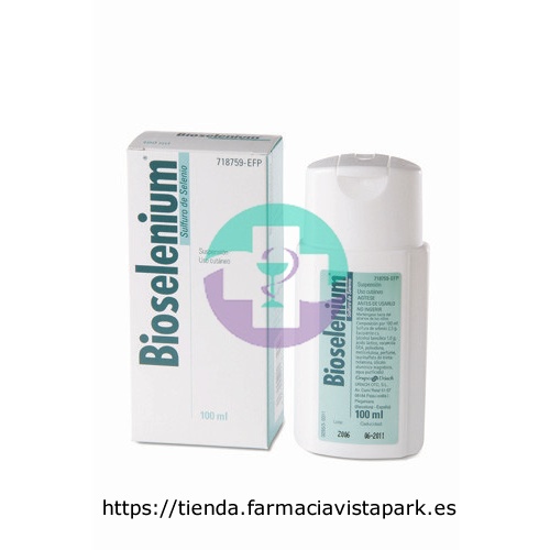 BIOSELENIUM 25 mg/ml  SUSPENSION CUTANEA , 1 frasco de 100 ml