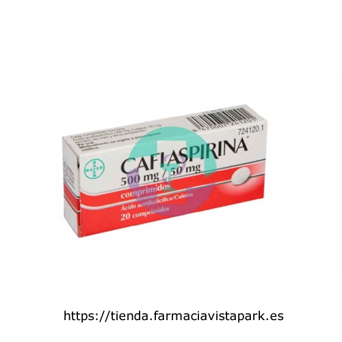 CAFIASPIRINA 500 mg/50 mg COMPRIMIDOS , 20 comprimidos