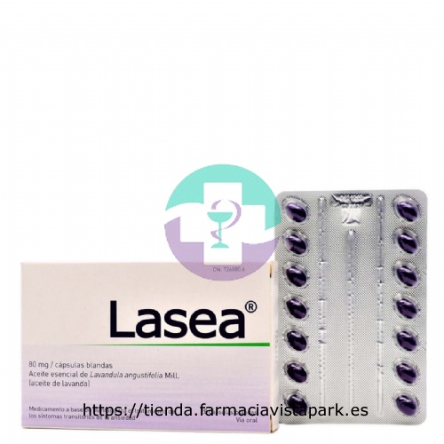 LASEA 80 MG CAPSULAS BLANDAS, 28 cápsulas
