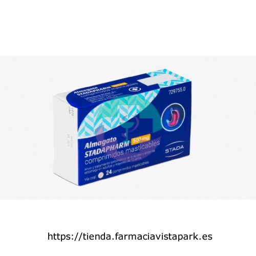 ALMAGATO STADAPHARM 500 MG COMPRIMIDOS MASTICABLES 24 comprimidos
