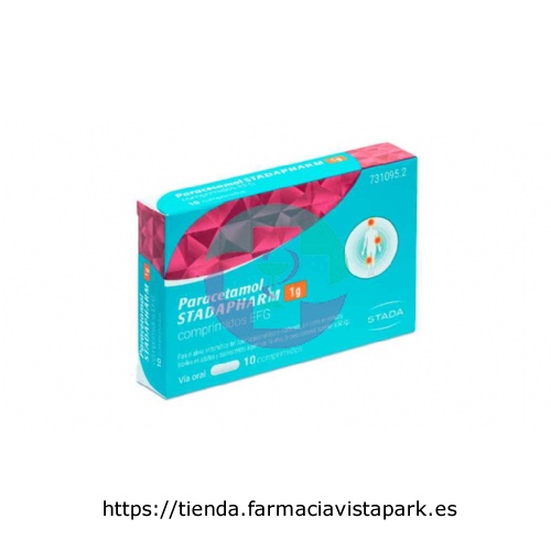 PARACETAMOL STADAPHARM 1 G COMPRIMIDOS EFG, 10 comprimidos